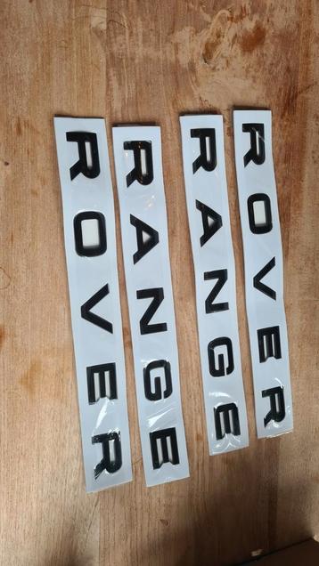range rover letters zwart logo zwart embleem  beschikbaar voor biedingen