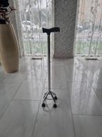 Aluminium Wandelstok met Vier Poten, 100 tot 150 cm, Nieuw, Ophalen of Verzenden, Metaal