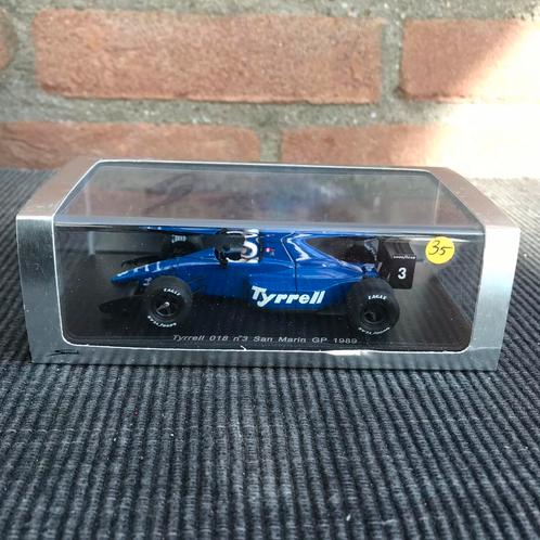 1:43 SPARK F1 TYRRELL 018 #3 JONATHAN PALMER …… NÚ 30,- !!, Hobby en Vrije tijd, Modelauto's | 1:43, Nieuw, Auto, Overige merken