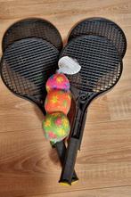 4 Beachball rackets +3 soft ballen, Kinderen en Baby's, Speelgoed | Buiten | Los speelgoed, Ophalen of Verzenden, Zo goed als nieuw