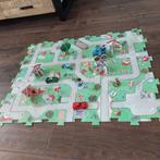 Leuke puzzel met weg, auto's en paw patrol poppetjes, Gebruikt, Ophalen of Verzenden