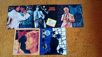 Verzameling / Collectie  Maxi Singles David Bowie  beschikbaar voor biedingen