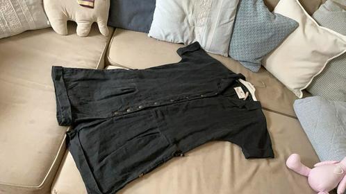Scotch and Soda linnen playsuit, antraciet, maat 2, Kleding | Dames, Jumpsuits, Zo goed als nieuw, Grijs, Ophalen of Verzenden