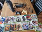 Xbox 360, compleet, inclusief games, Ophalen of Verzenden, Niet werkend, Met 2 controllers, Met games