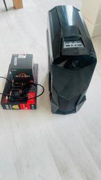 GAME PC LED AMD Ryzen 5 2600 Asus RX570 zgan zonder HDD/SSD, Computers en Software, Desktop Pc's, HDD, Virtual Reality, Zo goed als nieuw