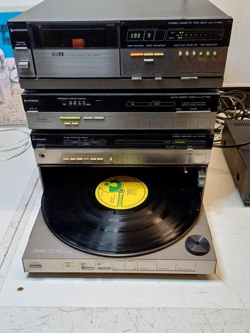 Hitachi topset uit de jaren 80 / 188, Audio, Tv en Foto, Stereo-sets, Refurbished, Cassettedeck, Tuner of Radio, Overige merken
