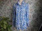 Mooie blouse van MELYA MELODY, Ophalen of Verzenden, Zo goed als nieuw, Maat 42/44 (L), Blauw
