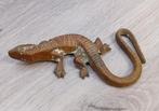 vintage messing hagedis salamander, Antiek en Kunst, Antiek | Koper en Brons, Ophalen of Verzenden