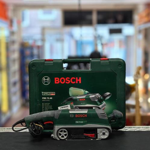 Bosch PBS 75 AE Bandschuurmachine | BJ 2017 - In Goede Staat, Doe-het-zelf en Verbouw, Gereedschap | Schuurmachines, Zo goed als nieuw