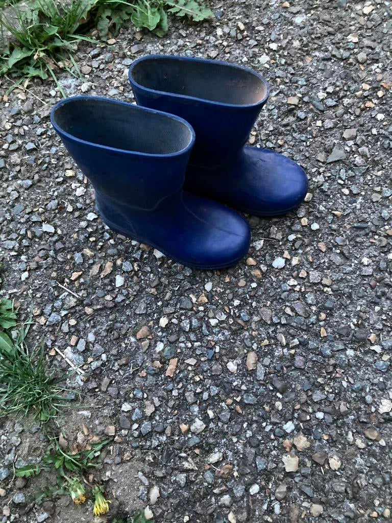 Blauwe regenlaarsjes maat 23, Kinderen en Baby's, Kinderkleding | Schoenen en Sokken, Gebruikt, Jongen of Meisje, Ophalen of Verzenden