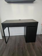 Ikea Micke Bureau - Zwart, Ophalen of Verzenden, Gebruikt, Bureau