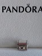 (768) Pandora bedel schatkist zilver, Pandora, Ophalen of Verzenden, Zo goed als nieuw, 1 bedel