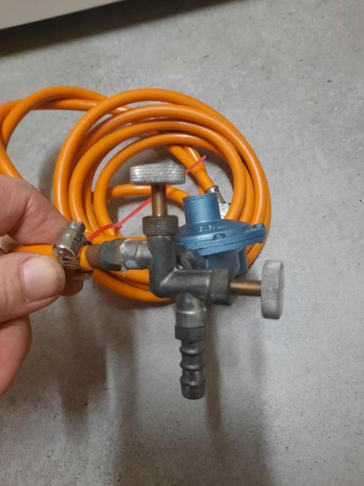 Reduceer met meng  mengventiel gasbrander autogeen, Doe-het-zelf en Verbouw, Gereedschap | Lasapparaten, Gebruikt, Ophalen of Verzenden