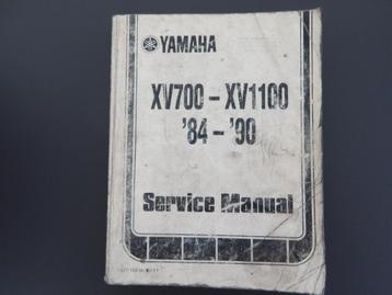 Yamaha XV 700 - XV 110 Virago, Werkplaats Handboek beschikbaar voor biedingen