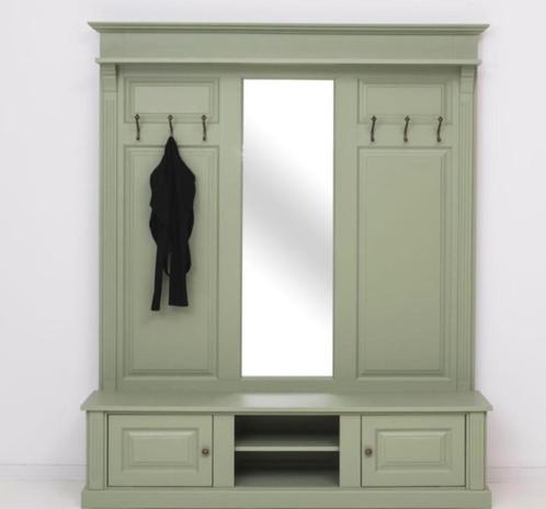 Halmeubel/kapstok met bankje (maatwerk en 50 kleuren), Huis en Inrichting, Kasten | Schoenenkasten, Nieuw, Ophalen of Verzenden