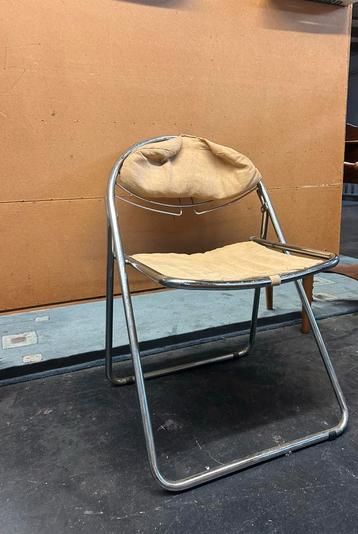 Vintage retro 70s plia itiliaanse vouwstoel beschikbaar voor biedingen