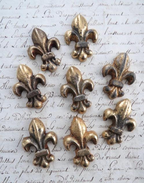 Gietijzeren ornamentje “Lys de France”, Antiek en Kunst, Curiosa en Brocante, Ophalen of Verzenden