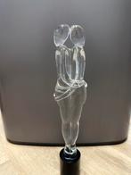 Glazen sculptuur van een liefdespaar murano glas two lovers, Ophalen of Verzenden