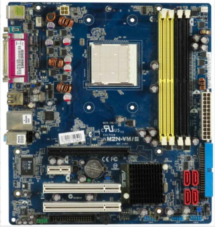 ASUS M2N-VM/S socket am2, Computers en Software, Moederborden, Gebruikt, Verzenden
