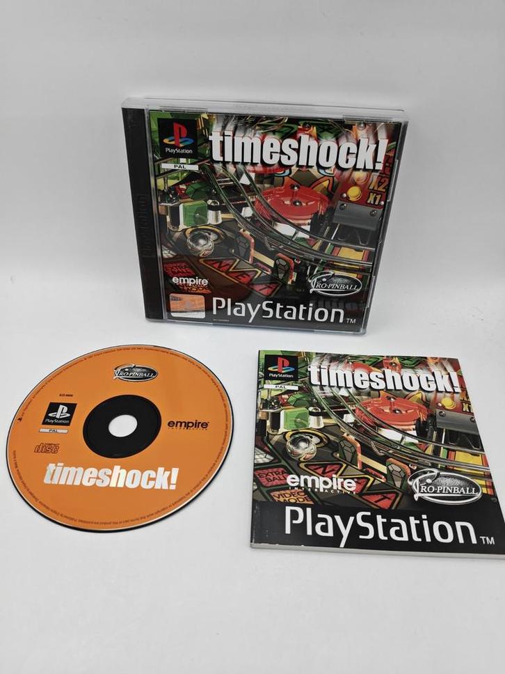 Time Shock! PS1, Spelcomputers en Games, Games | Sony PlayStation 1, Zo goed als nieuw, Simulatie, 1 speler, Vanaf 3 jaar, Eén computer
