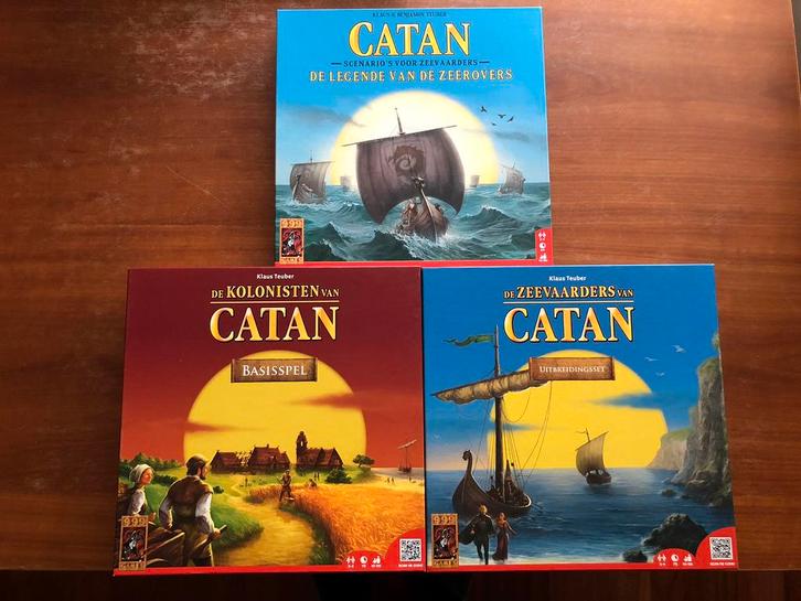 Kolonisten van Catan set -inclusief Legende van de Zeerovers, Hobby en Vrije tijd, Gezelschapsspellen | Bordspellen, Nieuw, Ophalen of Verzenden