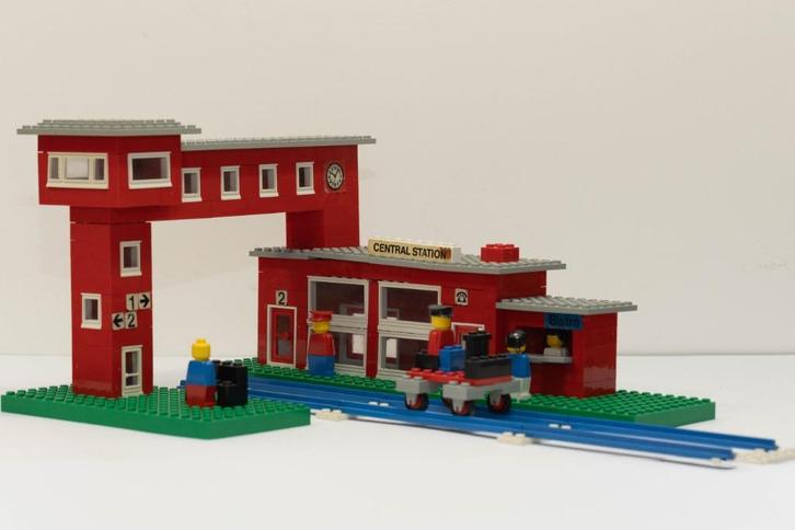LEGO 148 -1 # Train: 4.5V: en 12V: Central Station., Kinderen en Baby's, Speelgoed | Duplo en Lego, Gebruikt, Lego, Ophalen of Verzenden