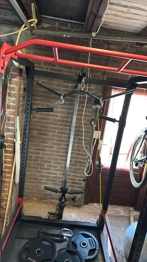 Squatrack / Krachthonk / Pulley / Pulldown, Sport en Fitness, Fitnessapparatuur, Zo goed als nieuw, Krachtstation, Metaal, Ophalen