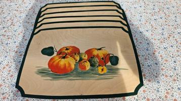 Houten placemats, handwerk, 6 stuks, NIEUW! beschikbaar voor biedingen