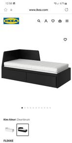 Uitschuifbare bed ikea, Ophalen, Eenpersoons, Wit, Zo goed als nieuw