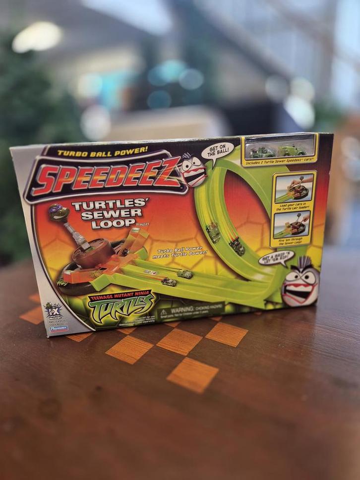 Playmates 60215 - Speedeez Ninja Turtles Sewer Loop 2003, Verzamelen, Speelgoed, Zo goed als nieuw, Ophalen of Verzenden
