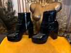 Monki enkellaarsjes van Lakleer maat 39, Monki, Ophalen of Verzenden, Zo goed als nieuw, High heels