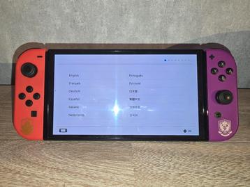 Switch Oled Pokémon Scarlet & Violet Edition beschikbaar voor biedingen