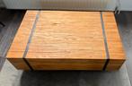 Houten blok salontafel, Huis en Inrichting, Tafels | Salontafels, Ophalen, 100 tot 150 cm, 50 tot 100 cm, Zo goed als nieuw
