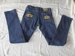 vintage Revers Jeans Denim Spijkerbroek Spijker mt 38/M, Gedragen, Blauw, W30 - W32 (confectie 38/40), Ophalen of Verzenden