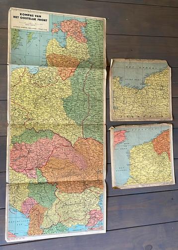 3 ‘Kompas’ (situatie)landkaarten periode 1939-45 beschikbaar voor biedingen