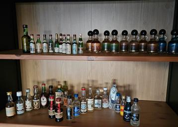 flesjes van 5 cl rum, vodka en wijn. beschikbaar voor biedingen