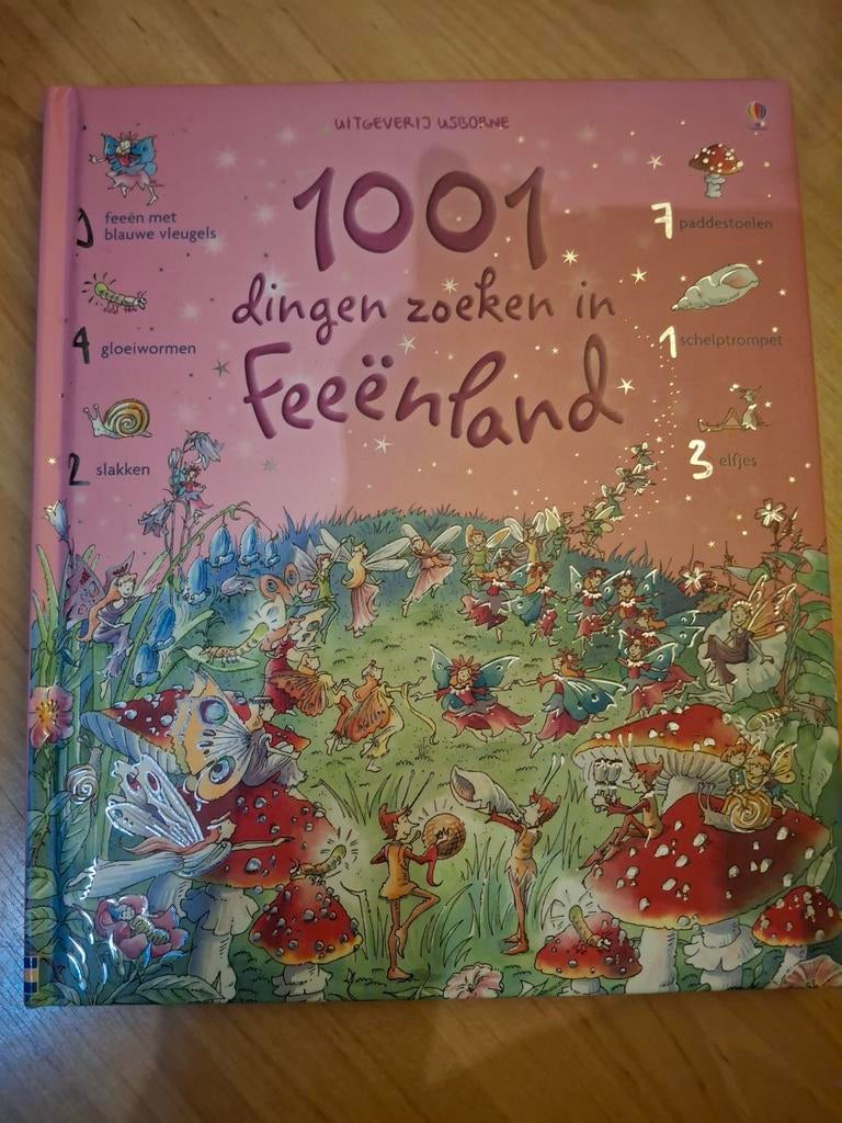 1001 Dingen Zoeken in Feeënland - Usborne, Ophalen of Verzenden, Zo goed als nieuw, Usborne, Sprookjes