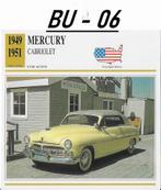 Bu06 Autokaart Mercury Cabriolet ( 1949 - 1951 ), Ophalen of Verzenden, Nieuw, Auto's