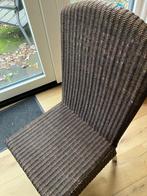 6 eetkamerstoelen Lloyd Loom, Huis en Inrichting, Stoelen, Ophalen, Gebruikt, Bruin, Kan bij alles 😄