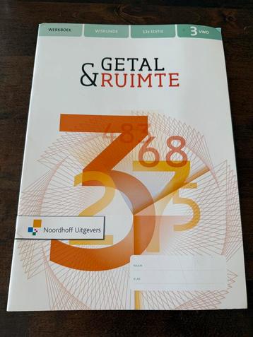 Getal en Ruimte 12e ed - 3 Vwo - werkboek (wiskunde) beschikbaar voor biedingen