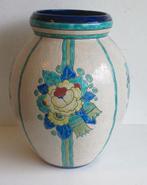 supergrote Boch Keramis Catteau vaas geometrische bloem 133, Verzenden