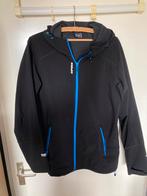 Icepeak heren softshell jas met capuchon maat XL(54) zwart, Gedragen, Blauw, Ophalen of Verzenden, Overige maten