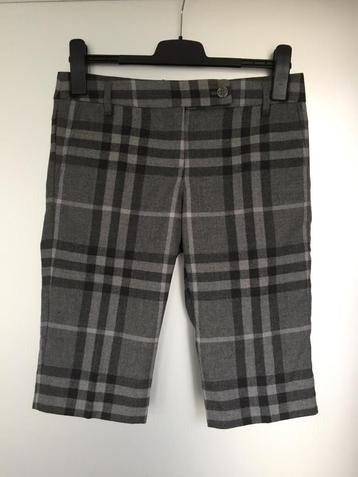 C1036 Burberry maat XS=34 wollen pantalon broek grijs wol beschikbaar voor biedingen