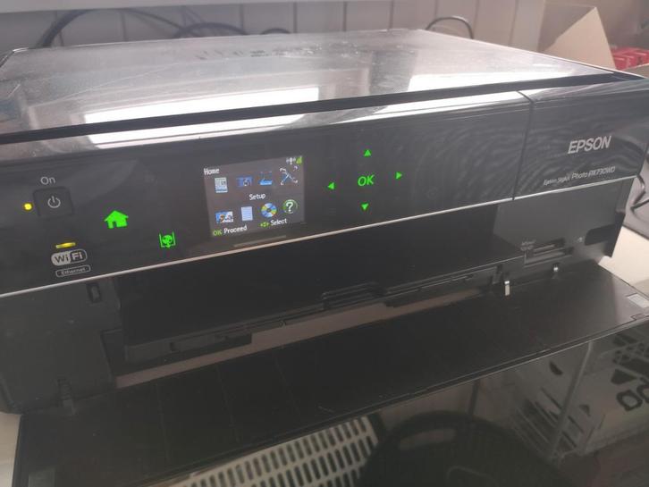 Epson Stylus Photo PX730WD - Goed werkend!, Computers en Software, Printers, Gebruikt, Fotoprinter, Inkjetprinter, Kleur printen