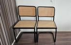 2 Zwarte Cesca stoelen Marcel Breuer, Ophalen, Twee, Zwart, Thonet Bauhaus Retro Vintage Rotan Pitriet Design