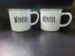 Gusta mokken 'winter' , set van twee . Nieuw !, Ophalen of Verzenden, Nieuw, Overige stijlen