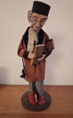 Houten boekenmannetje ; houtsnijwerk - W.H.M. Lambregts, Antiek en Kunst, Kunst | Beelden en Houtsnijwerken, Ophalen