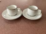 2 espressokopjes Delaunay, Huis en Inrichting, Keuken | Servies, Ophalen of Verzenden, Zo goed als nieuw, Overige stijlen, Kop(pen) en/of Schotel(s)