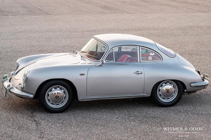 Porsche 356SC (bj 1964), Auto's, Porsche, Te koop, Lederen bekleding, Metallic lak, Benzine, Overige carrosserieën, Handgeschakeld