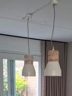2 Hanglampen - 40x25cm, Huis en Inrichting, Lampen | Hanglampen, Ophalen of Verzenden, Zo goed als nieuw, Modern, Minder dan 50 cm